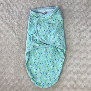 SwaddleMe Swaddle Wrap Sm/Med Raindrop Print